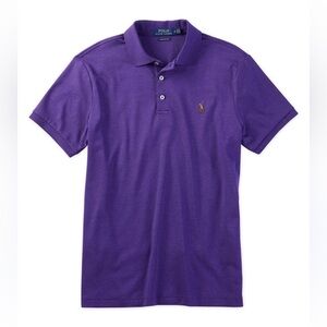Ralph Lauren Royal Purple Soft Touch Pima Cotton Short Sleeve Polo Classic Fit L